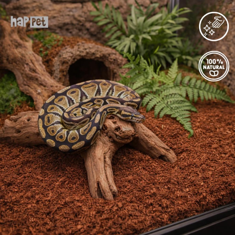Happet Podłoże Kokosowe Coco Loose 10L Luźne do Terrarium dla Gadów Płazów